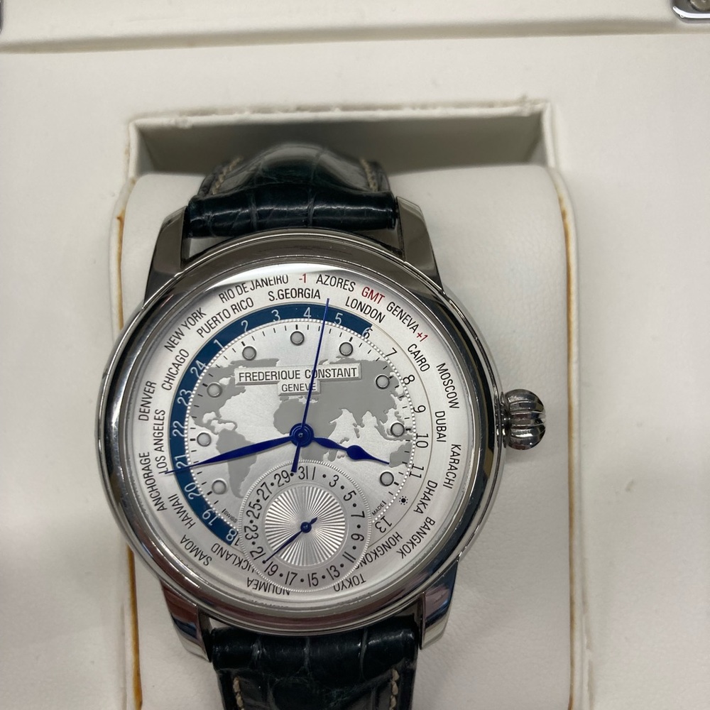 Frederique Constant Worldtimer Watch - FC-718wm46h6b